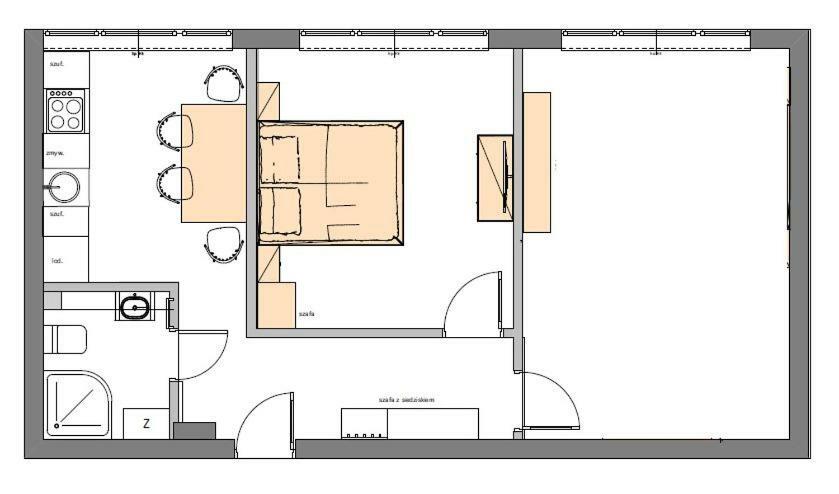 Apartament Dwupokojowy Gdynia Srodmiescie Leilighet Eksteriør bilde